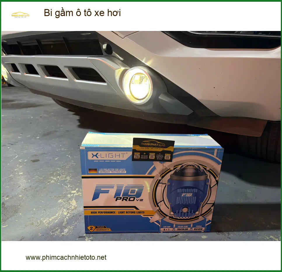 Anh Minh độ bi gầm ô tô Hyundai Creta tại Hóc Môn vì đèn zin không đủ sáng ảnh thực tế 2