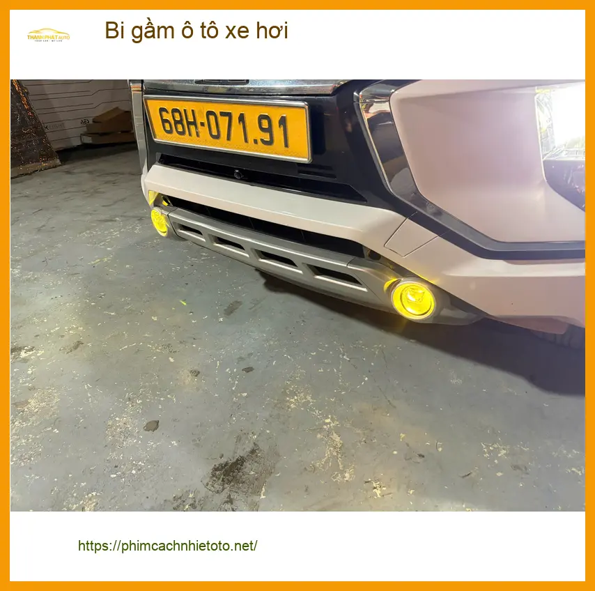 Anh Minh độ bi gầm ô tô Hyundai Creta tại Hóc Môn vì đèn zin không đủ sáng ảnh thực tế 3
