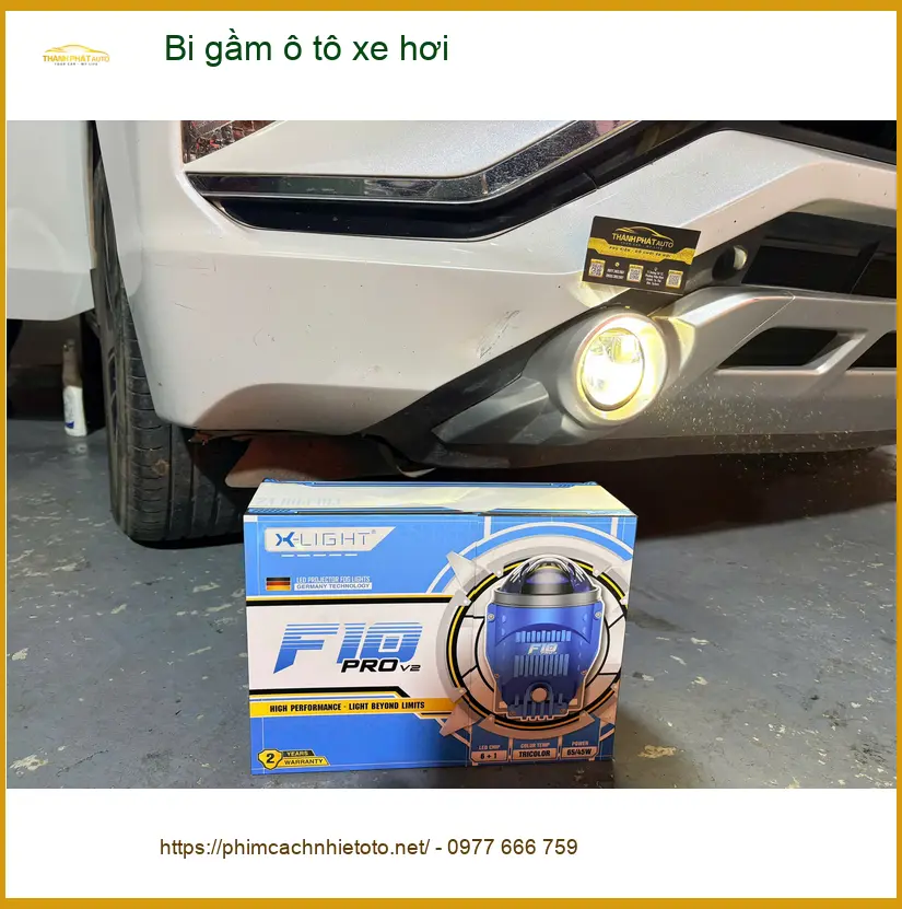 Anh Minh độ bi gầm ô tô Hyundai Creta tại Hóc Môn vì đèn zin không đủ sáng ảnh thực tế 4