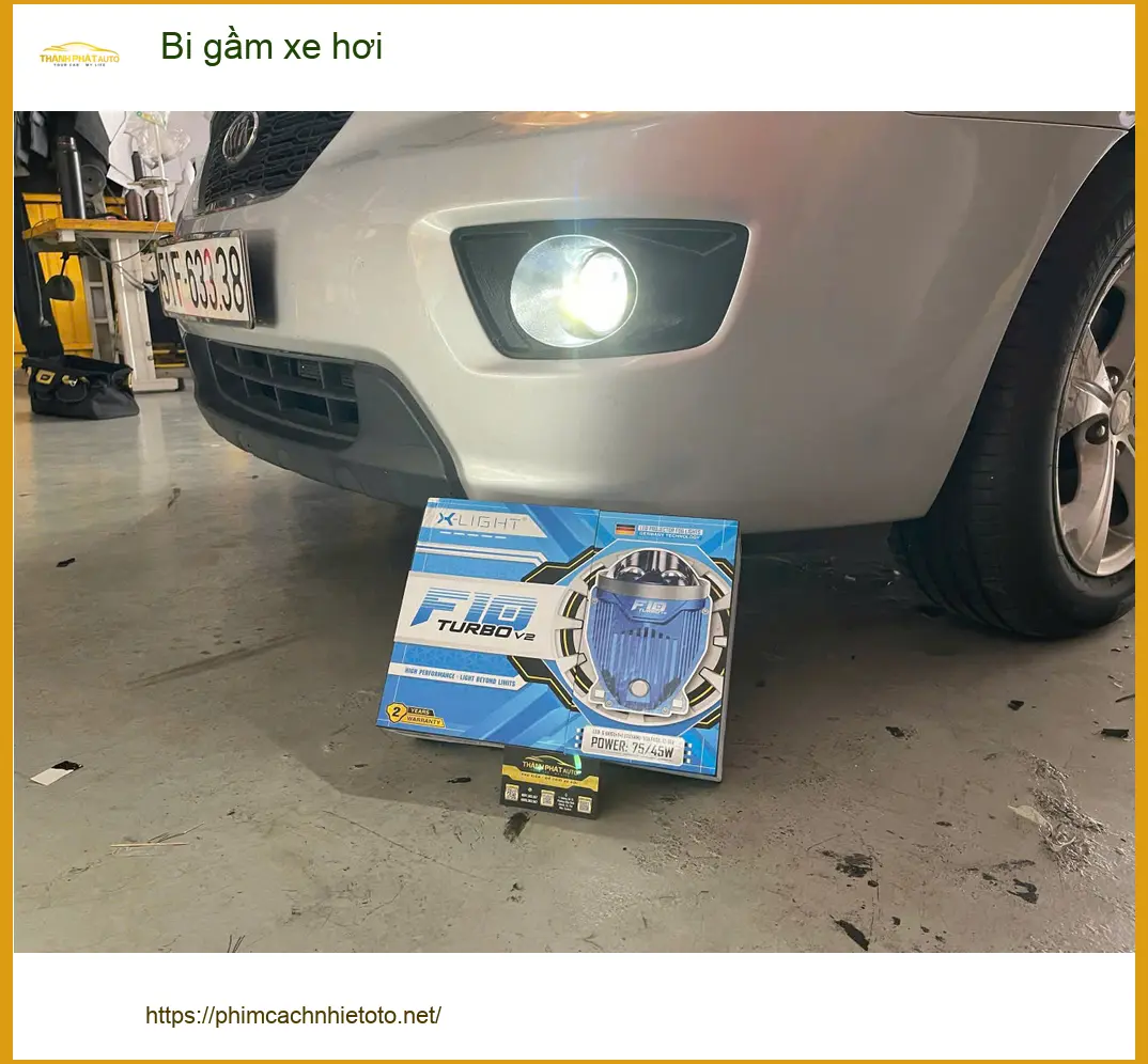Anh Khải lắp bi gầm xe hơi Honda CR-V tại Hóc Môn để đi đêm an toàn ảnh thực tế 3