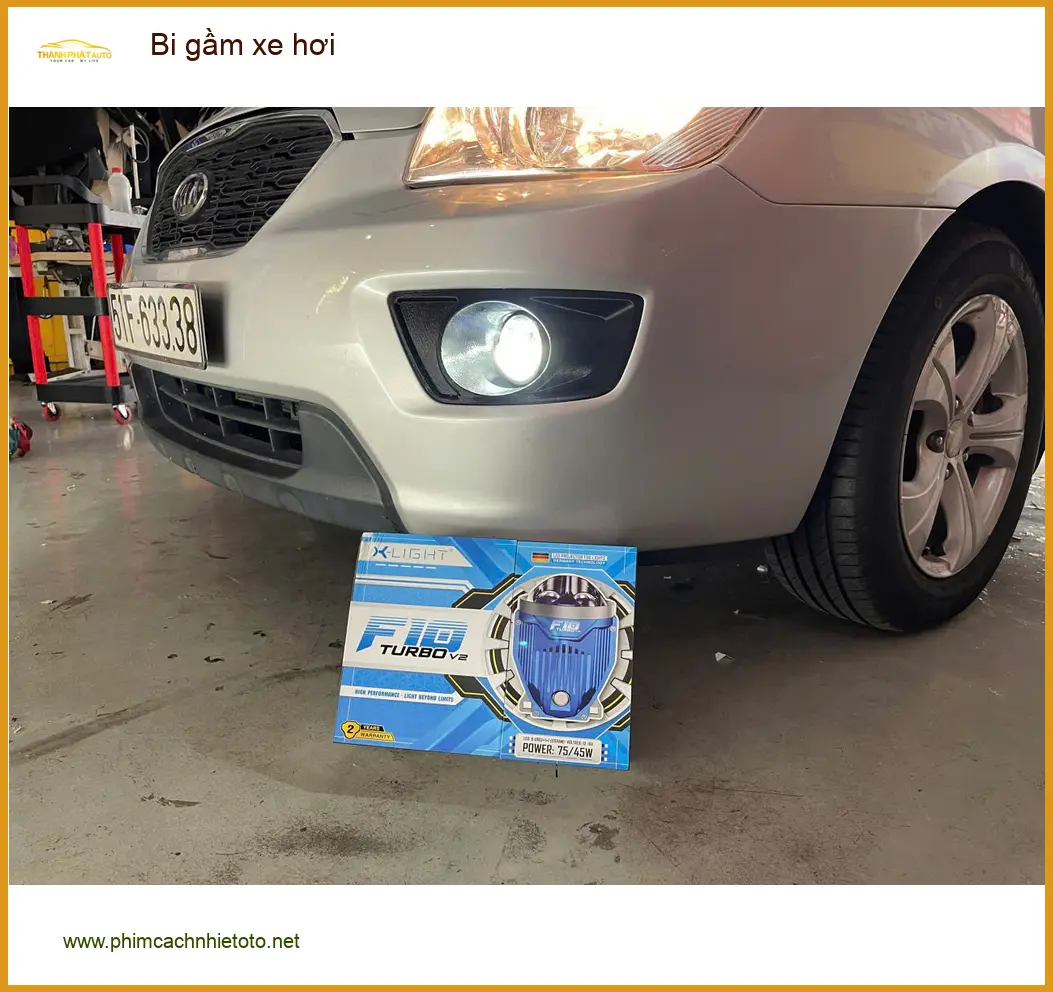 Anh Khải lắp bi gầm xe hơi Honda CR-V tại Hóc Môn để đi đêm an toàn ảnh thực tế 5