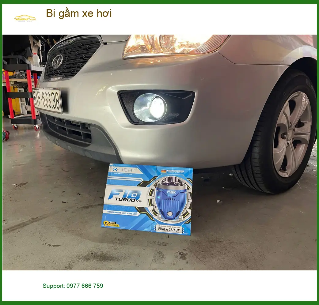 Anh Phước lắp bi gầm xe hơi Mitsubishi Xpander tại Quận 12 do đèn zin yếu ảnh thực tế 3