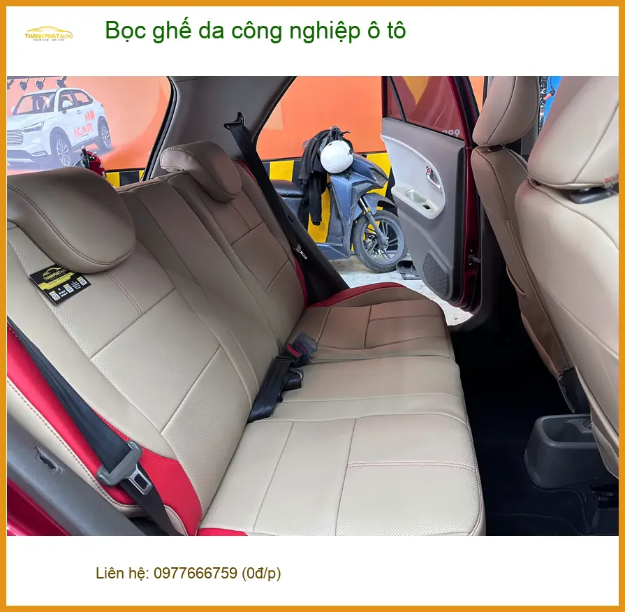 Chị Thảo bọc ghế da công nghiệp ô tô Hyundai Accent tại Quận 2 ảnh thực tế 2