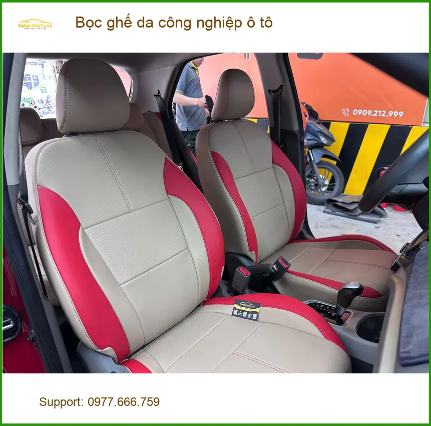 Chị Thảo bọc ghế da công nghiệp ô tô Hyundai Accent tại Quận 2 ảnh thực tế 5