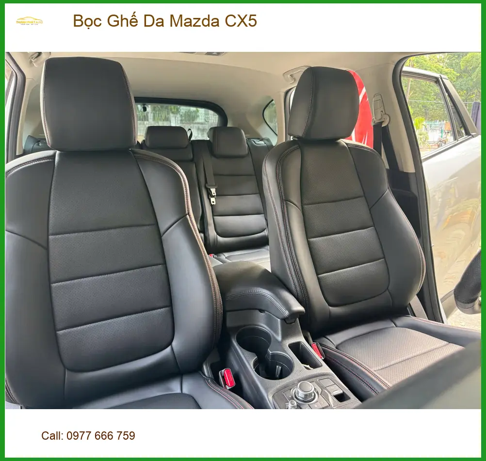 Anh Khải bọc ghế da Mazda CX5 Quận 1 vì ghế cũ đã xuống cấp