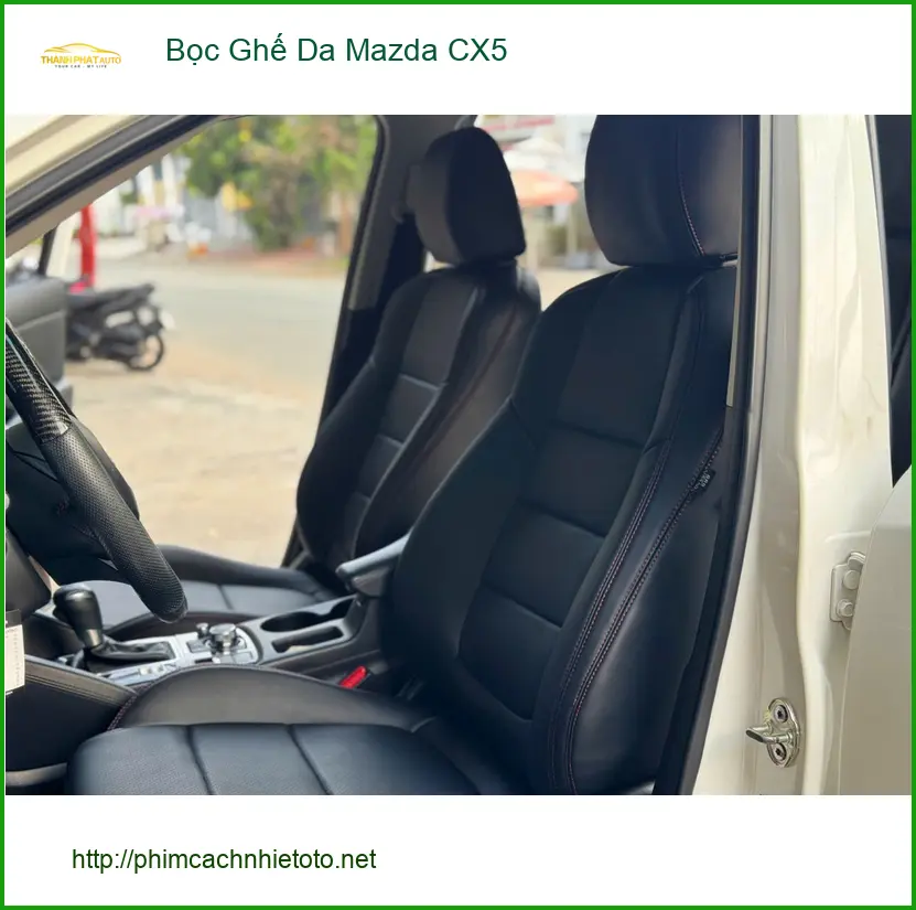 Chị Thảo bọc ghế da Mazda CX5 tại Quận Bình Tân để nâng tầm sang trọng, bền bỉ