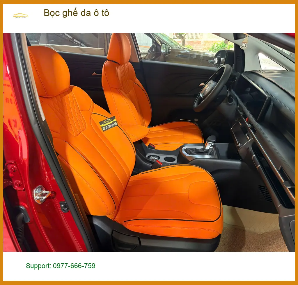 Chú Minh bọc ghế da ô tô Honda CR-V tại Quận 4 cho nội thất luôn mới ảnh thực tế 2