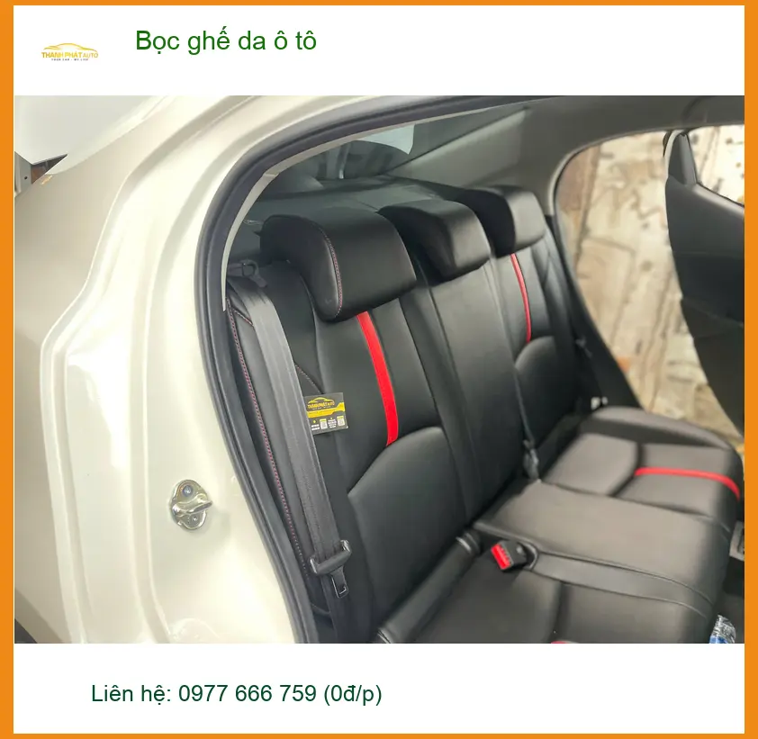 Cô Lan Anh bọc ghế da ô tô Hyundai Kona tại Quận 4 để nội thất xe sang trọng hơn