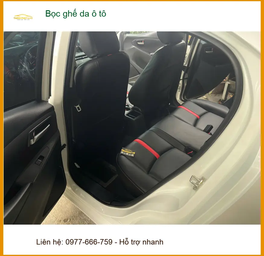 Anh Minh bọc ghế da Honda Civic tại Quận Bình Thạnh để nội thất luôn mới ảnh thực tế 2