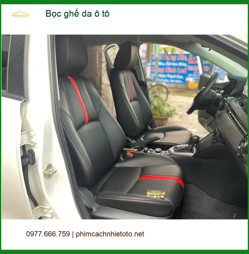 Chị Thảo Nguyên bọc ghế da ô tô VinFast Lux A2.0 tại Quận 7 ảnh thực tế 4