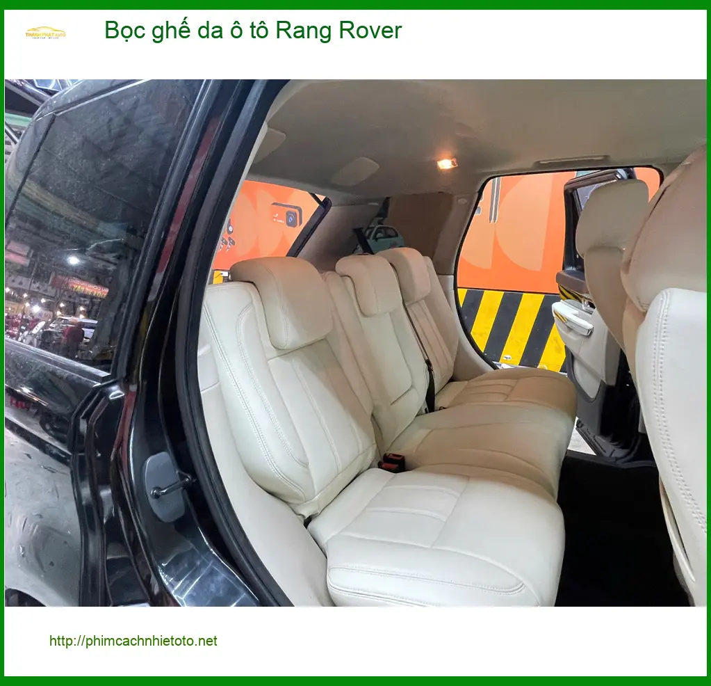 Anh Minh bọc ghế da ô tô Range Rover tại Quận 9 để nâng tầm sang trọng nội thất