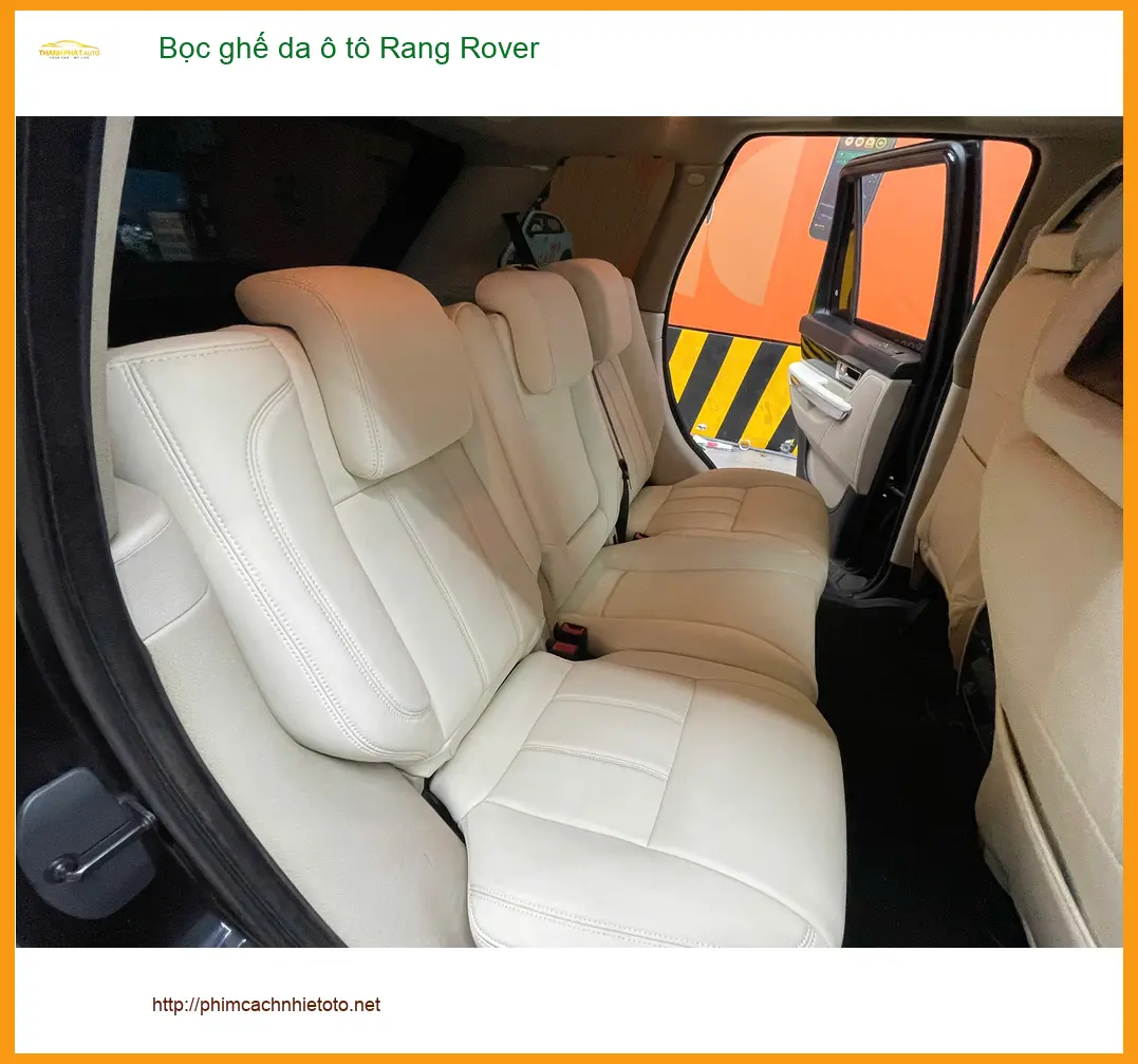 Anh Minh bọc ghế da ô tô Range Rover tại Quận 9 để nâng tầm sang trọng nội thất ảnh thực tế 3