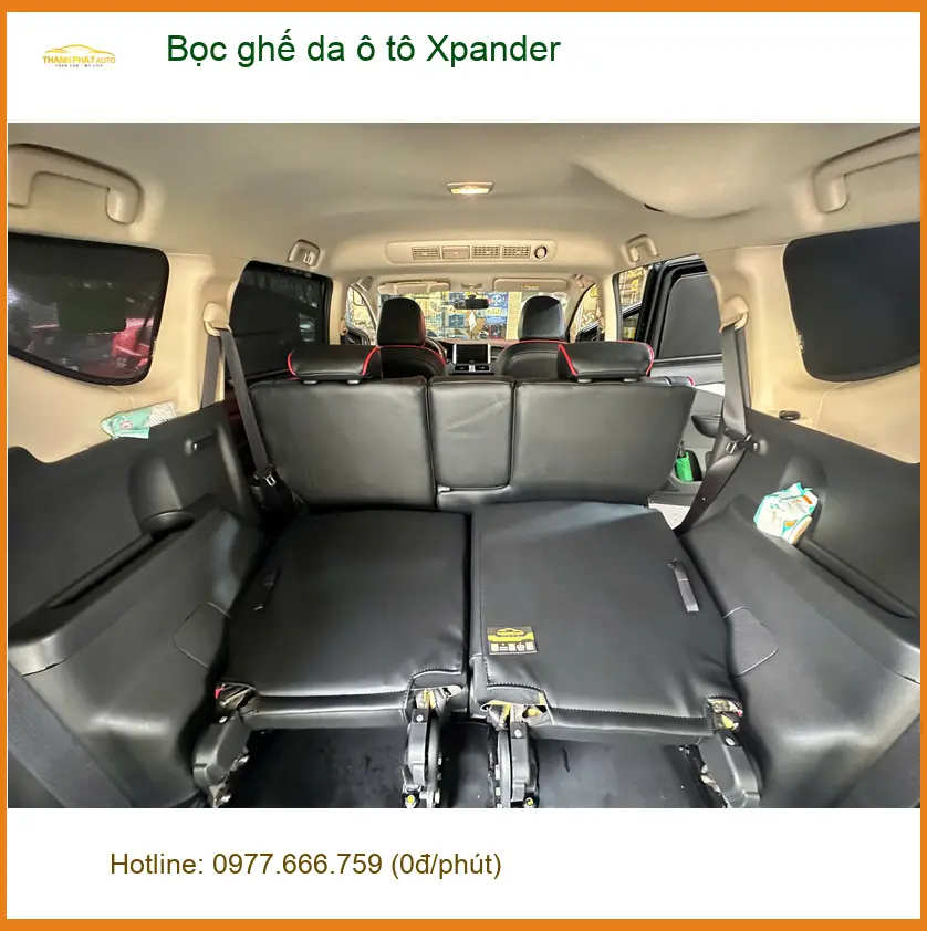 Anh Khôi bọc ghế da ô tô Xpander tại Quận 2 để nội thất sạch đẹp ảnh thực tế 4