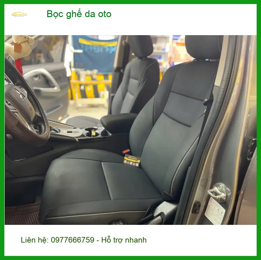 Chị Thảo bọc ghế da ô tô Toyota Vios Quận 10 vì ghế cũ đã bạc màu ảnh thực tế 2