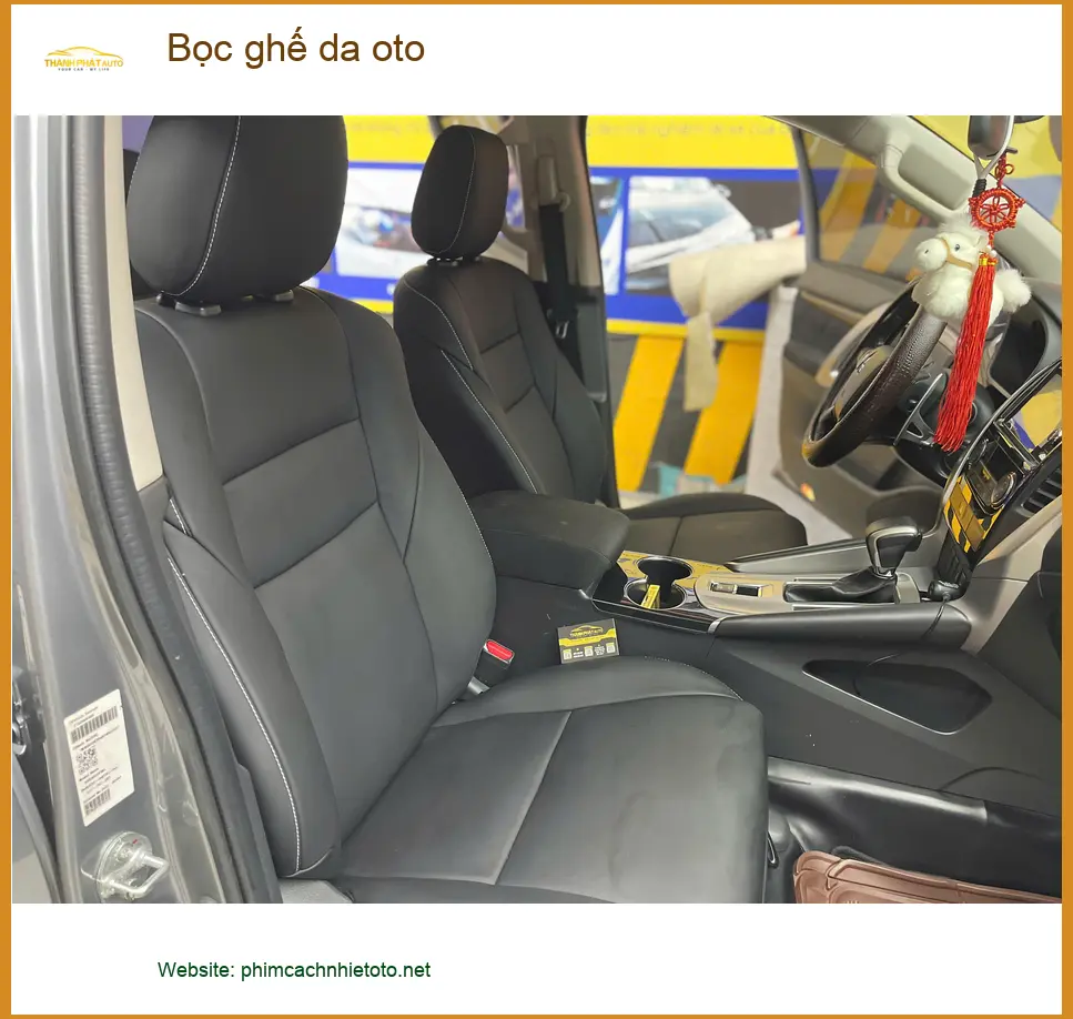 Chị Thảo bọc ghế da ô tô Hyundai Creta tại Quận 2 để nội thất sang trọng hơn ảnh thực tế 2