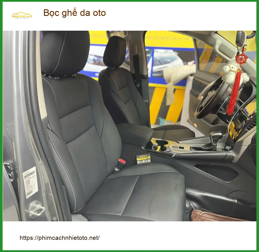Chị Thảo bọc ghế da ô tô Hyundai Creta tại Quận 2 để nội thất sang trọng hơn ảnh thực tế 4
