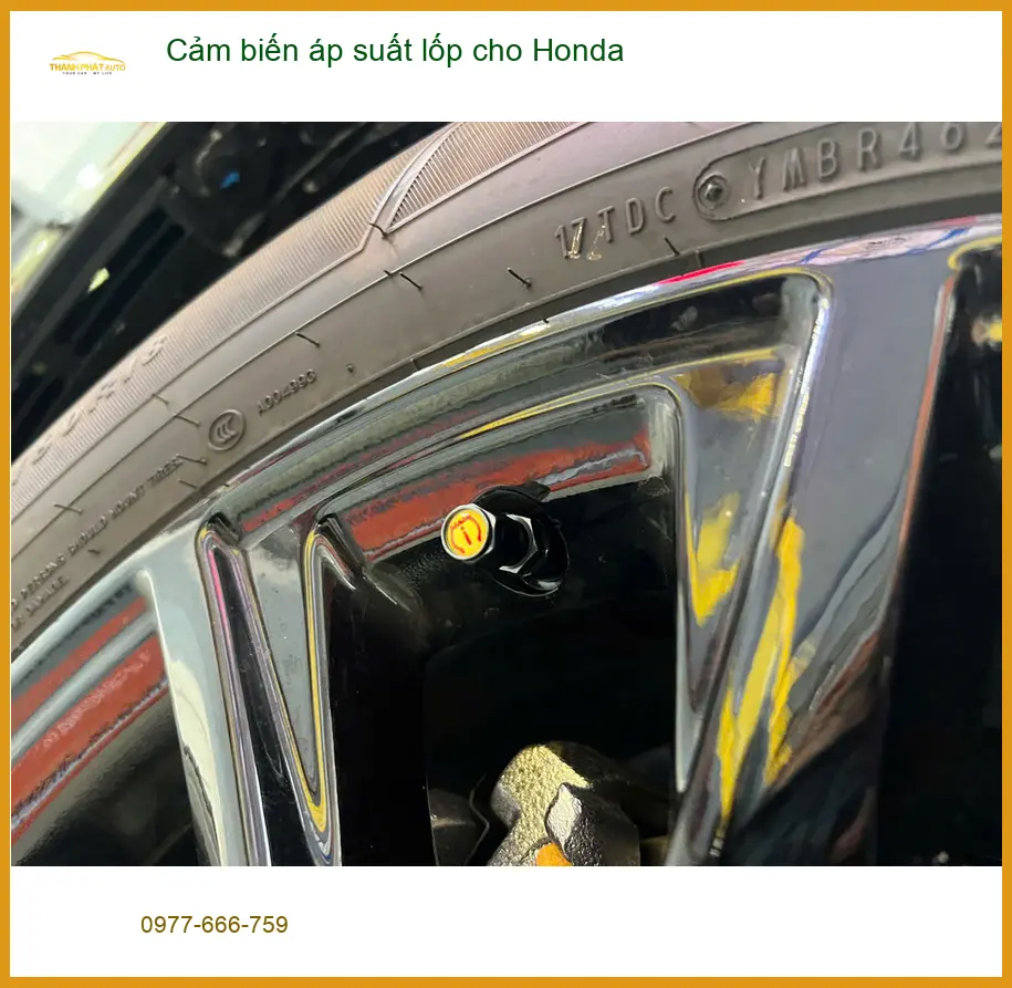 Anh Minh lắp cảm biến áp suất lốp cho Honda CRV tại Quận 2 để an tâm lái xe đường dài ảnh thực tế 5