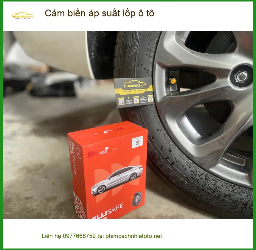 Anh Lâm lắp Cảm biến áp suất lốp ô tô cho Honda CRV tại Quận Bình Tân