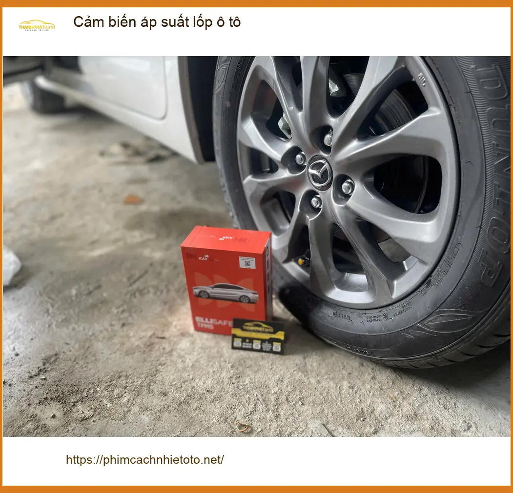 Anh Lâm lắp Cảm biến áp suất lốp ô tô cho Honda CRV tại Quận Bình Tân ảnh thực tế 2