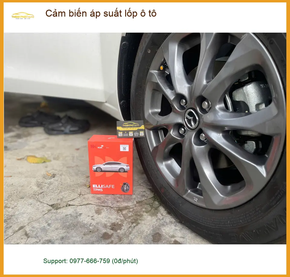 Anh Lâm lắp Cảm biến áp suất lốp ô tô cho Honda CRV tại Quận Bình Tân ảnh thực tế 3