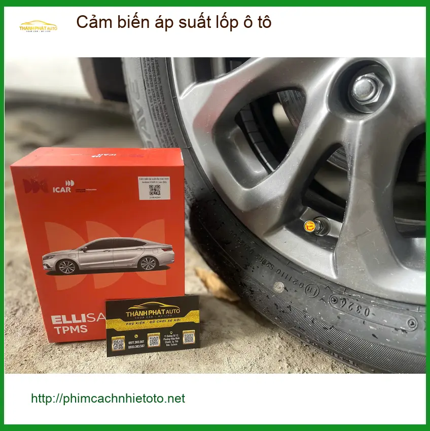 Anh Lâm lắp Cảm biến áp suất lốp ô tô cho Honda CRV tại Quận Bình Tân ảnh thực tế 4