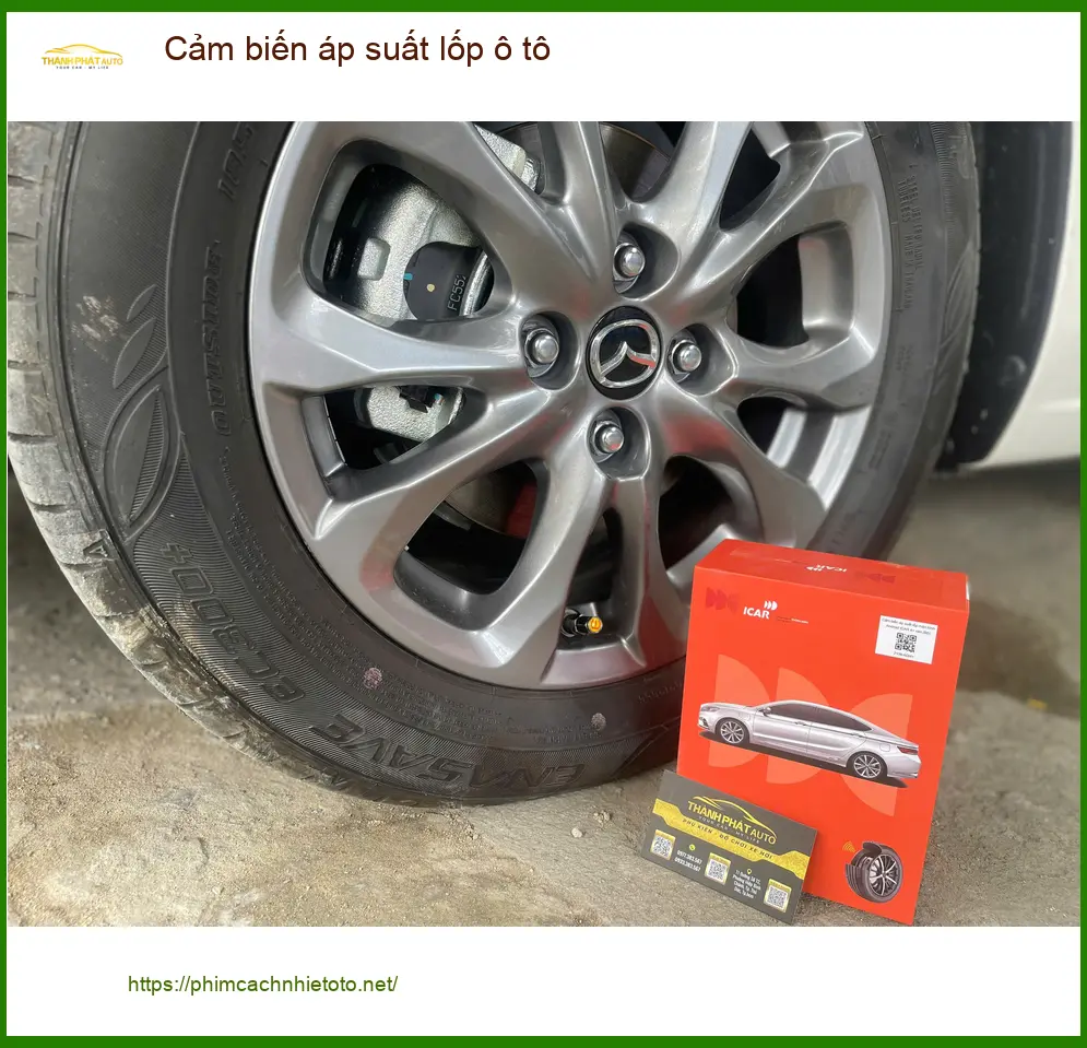 Anh Lâm lắp Cảm biến áp suất lốp ô tô cho Honda CRV tại Quận Bình Tân ảnh thực tế 5