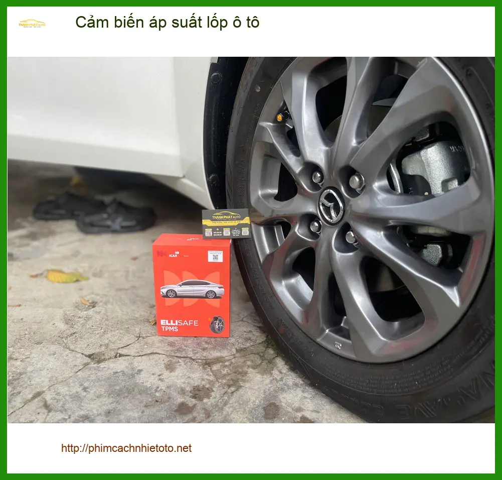 Chú An lắp cảm biến áp suất lốp ô tô Mazda CX-5 tại Thủ Đức an toàn ảnh thực tế 2