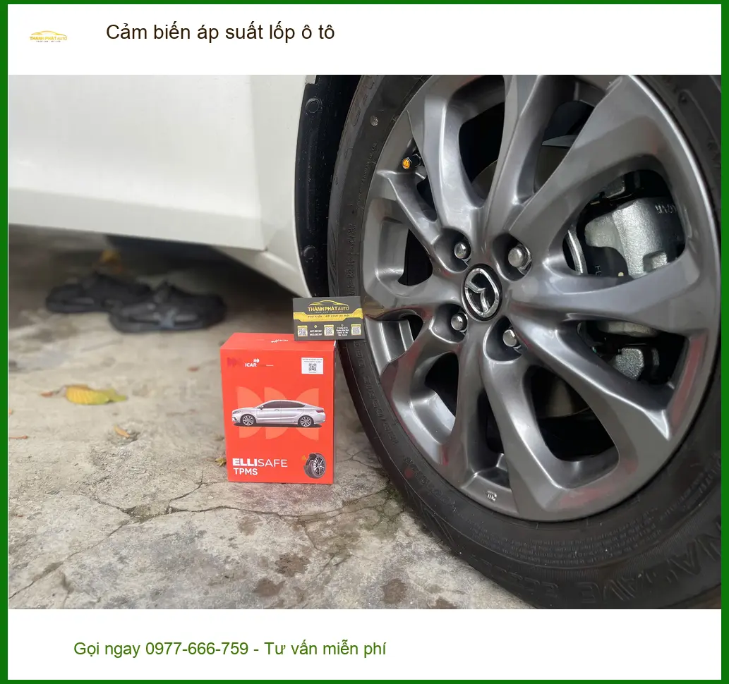 Anh Minh lắp cảm biến áp suất lốp Kia Sorento Quận 2 theo dõi lốp an toàn ảnh thực tế 2
