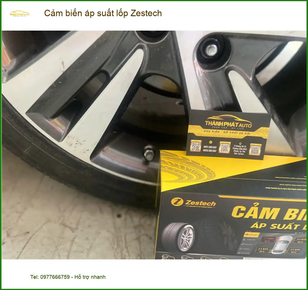 Anh Phong lắp Cảm biến áp suất lốp Zestech cho Kia K3 ở Quận 5 ảnh thực tế 5