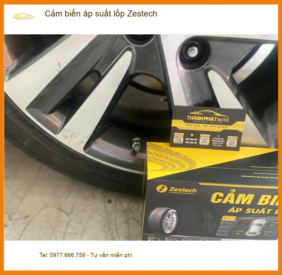 Chị Mai lắp cảm biến áp suất lốp Zestech cho Mazda 3 ở Quận Bình Tân ảnh thực tế 4