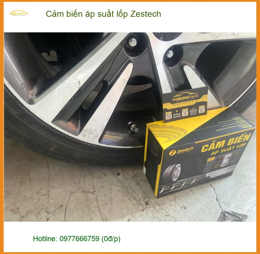 Anh Tấn lắp cảm biến áp suất lốp Zestech cho Kia Carnival tại Quận 12. ảnh thực tế 4