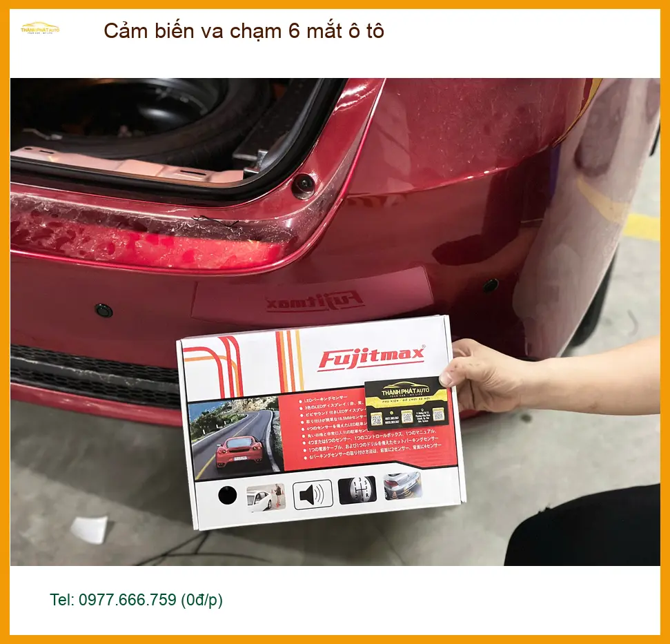 Anh Kiên lắp cảm biến va chạm 6 mắt ô tô Kia K3 tại Quận Gò Vấp ảnh thực tế 3