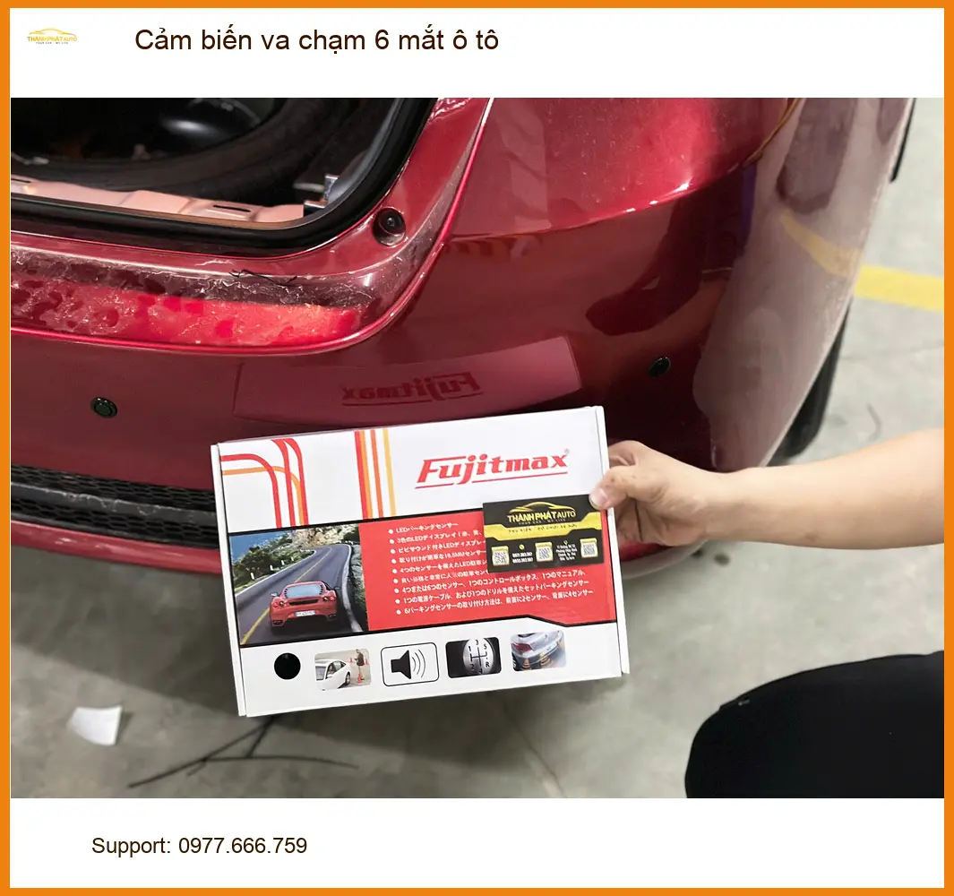 Anh Kiên lắp cảm biến va chạm 6 mắt ô tô Kia K3 tại Quận Gò Vấp ảnh thực tế 4
