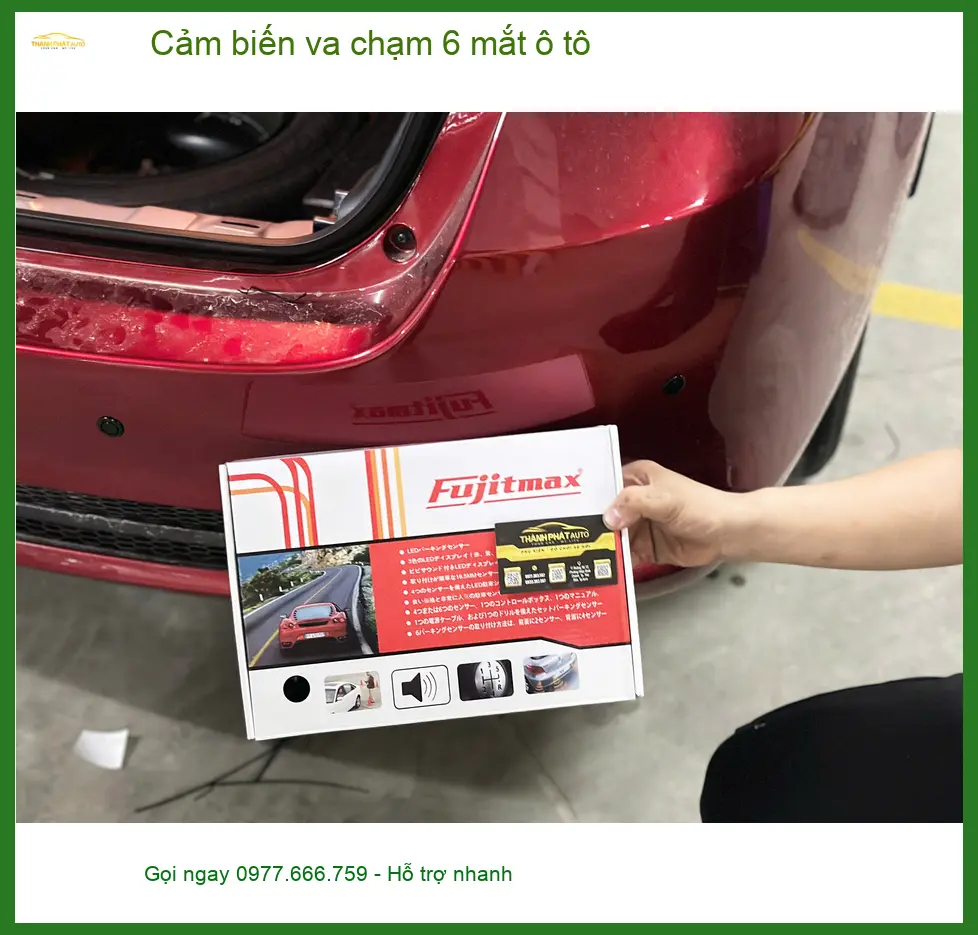 Chú Bách lắp cảm biến va chạm 6 mắt ô tô cho Ford Everest ở Bình Chánh ảnh thực tế 3