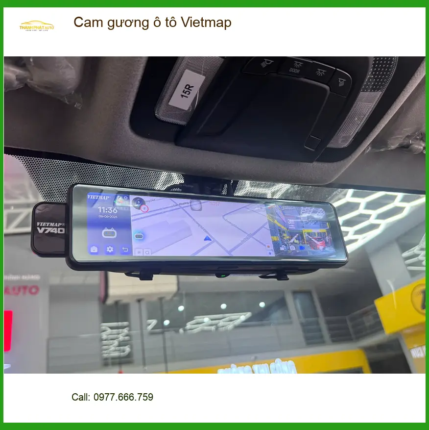 Anh Trọng lắp Cam gương ô tô Vietmap cho Kia K3 tại Quận 12 để ghi lại hành trình.