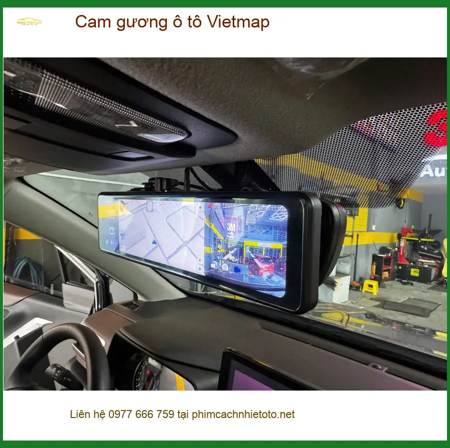 Anh Khang lắp cam gương Vietmap ô tô cho Hyundai Accent tại Q. Tân Bình ảnh thực tế 3