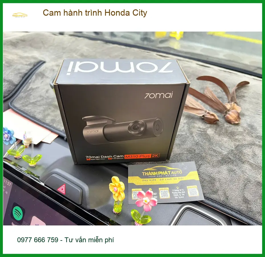 Anh Minh gắn cam hành trình Honda City Quận 3 sau va chạm nhẹ cần bằng chứng ảnh thực tế 2