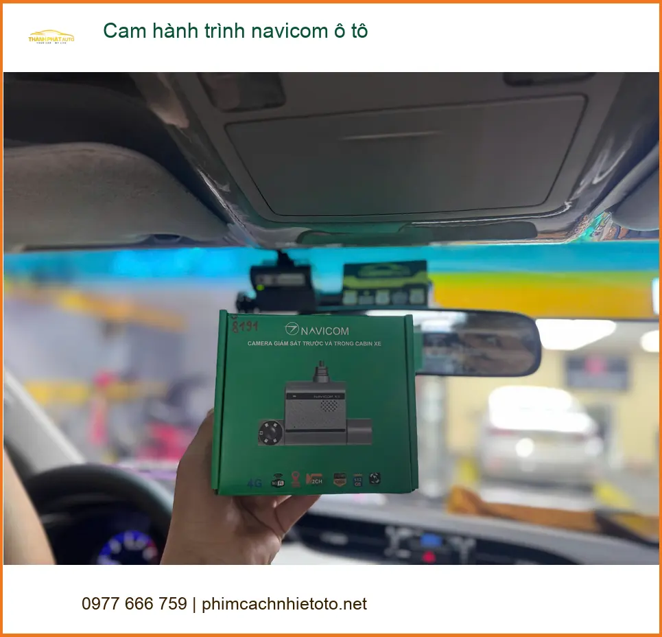 Chị Thảo lắp cam hành trình Navicom ô tô cho Hyundai Accent tại Quận 12