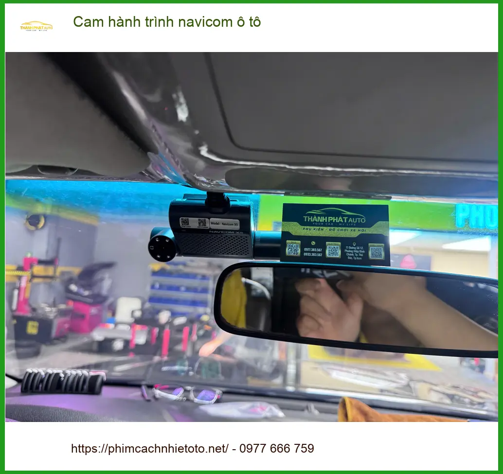 Chị Thảo lắp cam hành trình Navicom ô tô cho Hyundai Accent tại Quận 12 ảnh thực tế 2