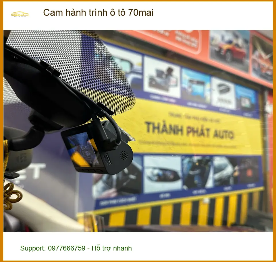 Anh Nam lắp Cam hành trình 70mai cho Kia Seltos ở Bình Chánh ảnh thực tế 3