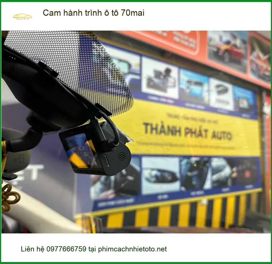 Chị Diệp lắp Cam hành trình ô tô 70mai cho Honda CR-V tại Quận 9