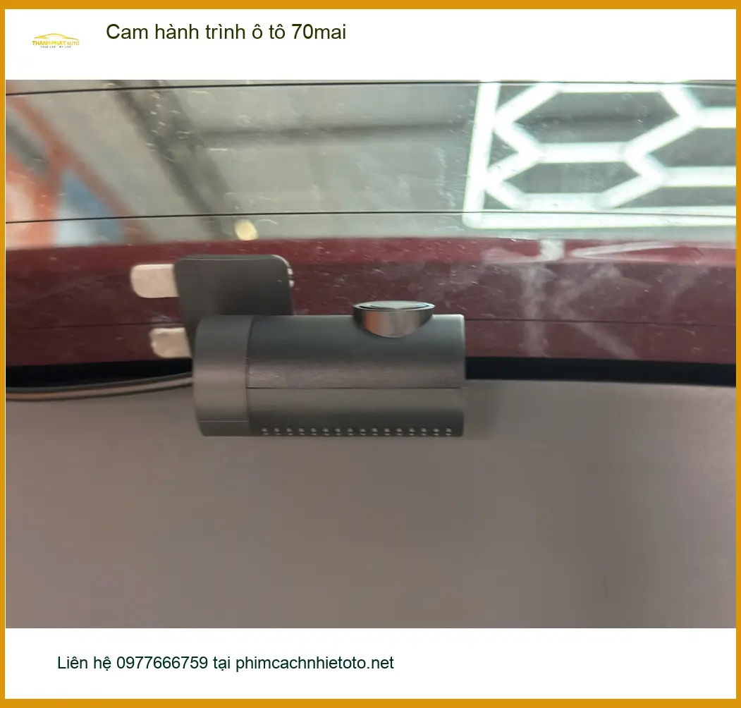 Chị Diệp lắp Cam hành trình ô tô 70mai cho Honda CR-V tại Quận 9 ảnh thực tế 2