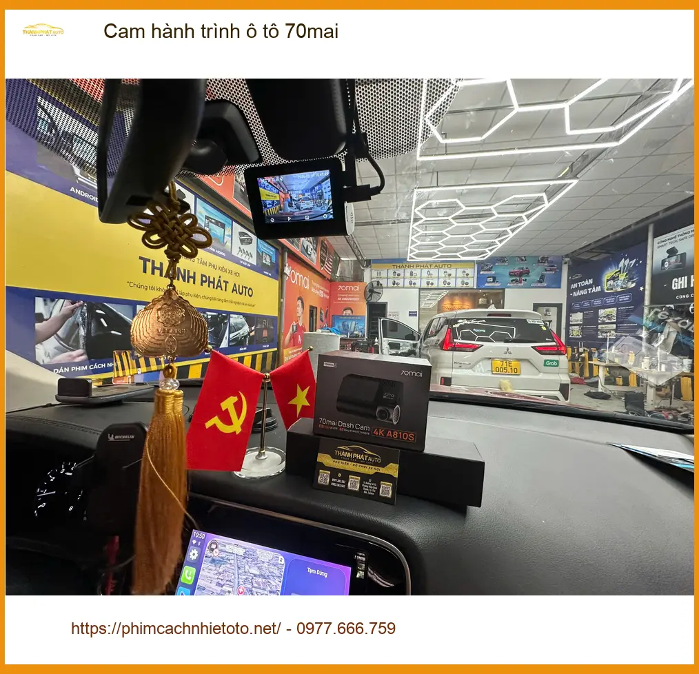 Bác Cường lắp cam hành trình 70mai cho Honda CRV tại Quận 1 để an tâm di chuyển ảnh thực tế 2