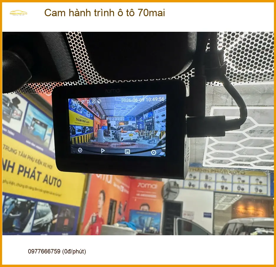 Bác Cường lắp cam hành trình 70mai cho Honda CRV tại Quận 1 để an tâm di chuyển ảnh thực tế 3