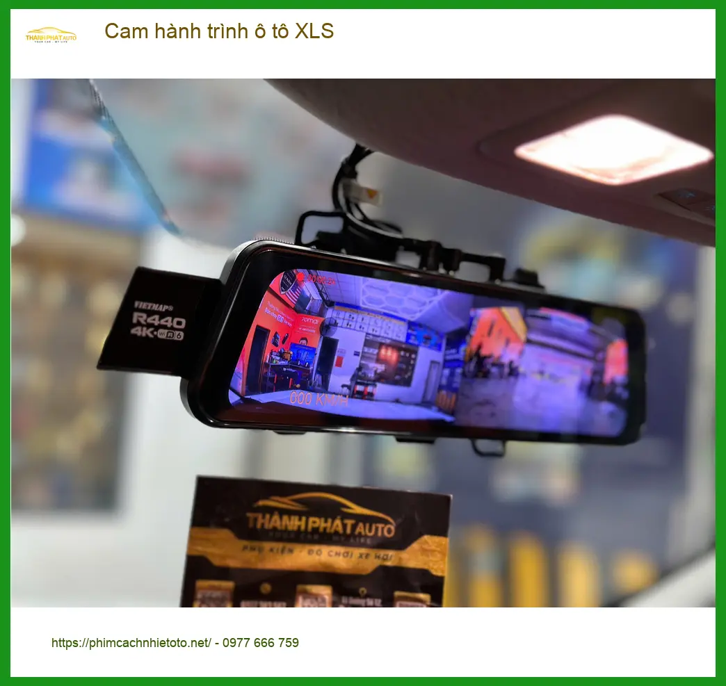 Cô Thảo lắp Cam hành trình ô tô XLS cho Mitsubishi Xpander ở Quận 11 ảnh thực tế 5