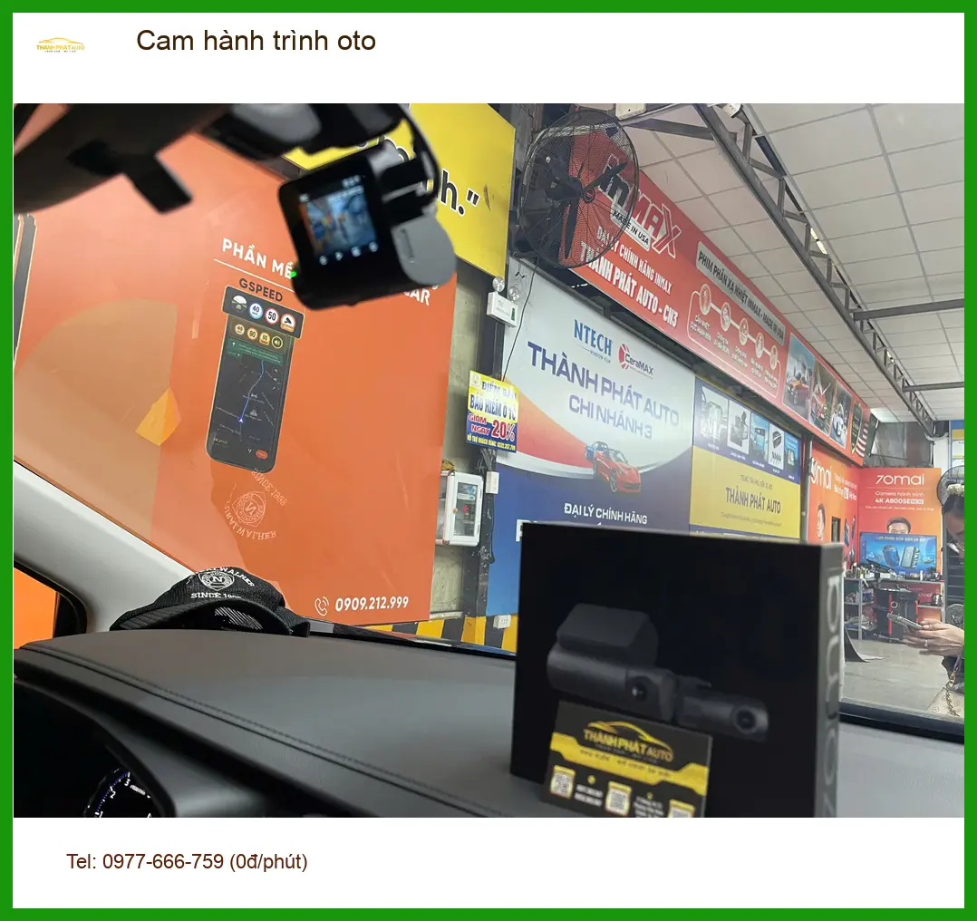 Địa chỉ Lắp Cam hành trình oto cho Chị Thảo lái Honda CRV ở Quận Phú Nhuận ảnh thực tế 2