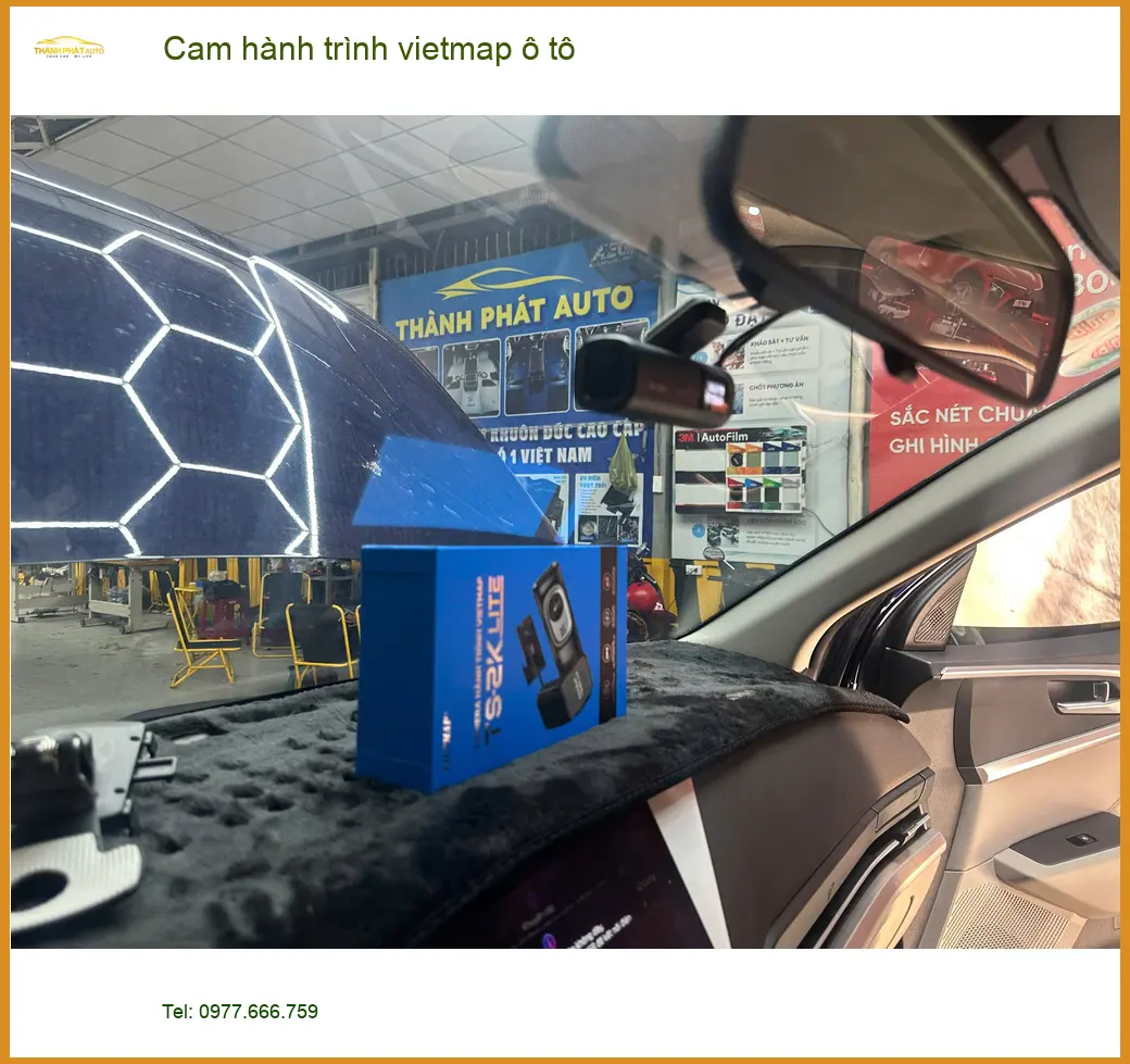 Cô An lắp cam hành trình Vietmap cho Mazda CX-5 tại Quận 3