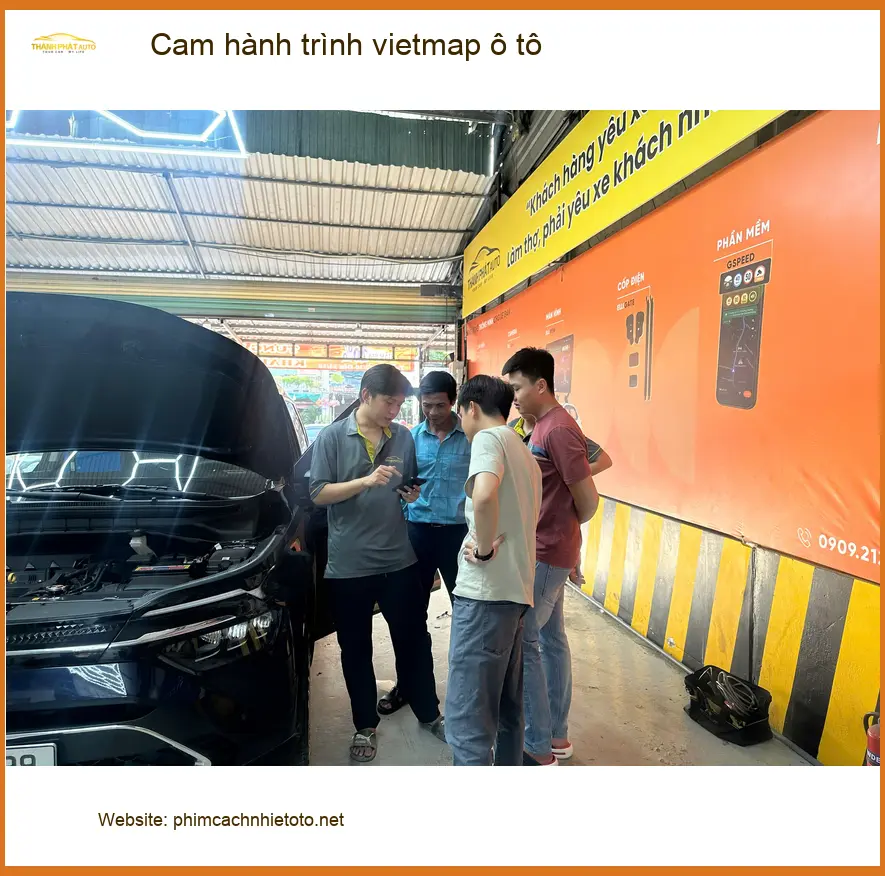 Cô An lắp cam hành trình Vietmap cho Mazda CX-5 tại Quận 3 ảnh thực tế 4