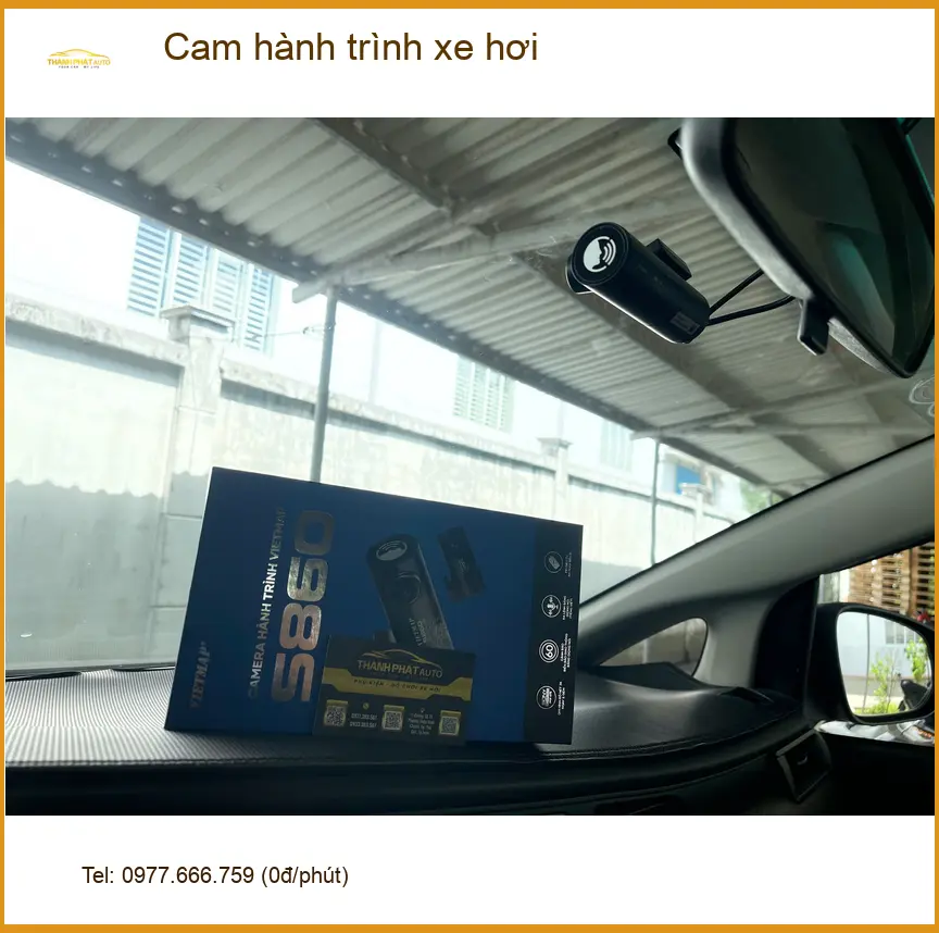 Chú Minh lắp cam hành trình xe hơi VinFast Lux A2.0 tại Quận Gò Vấp ảnh thực tế 3