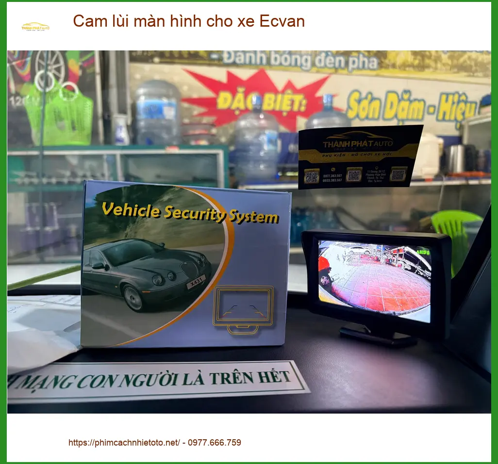 Anh Khang lắp cam lùi màn hình cho Toyota Vios tại Quận 2 để lùi xe an toàn hơn ảnh thực tế 2